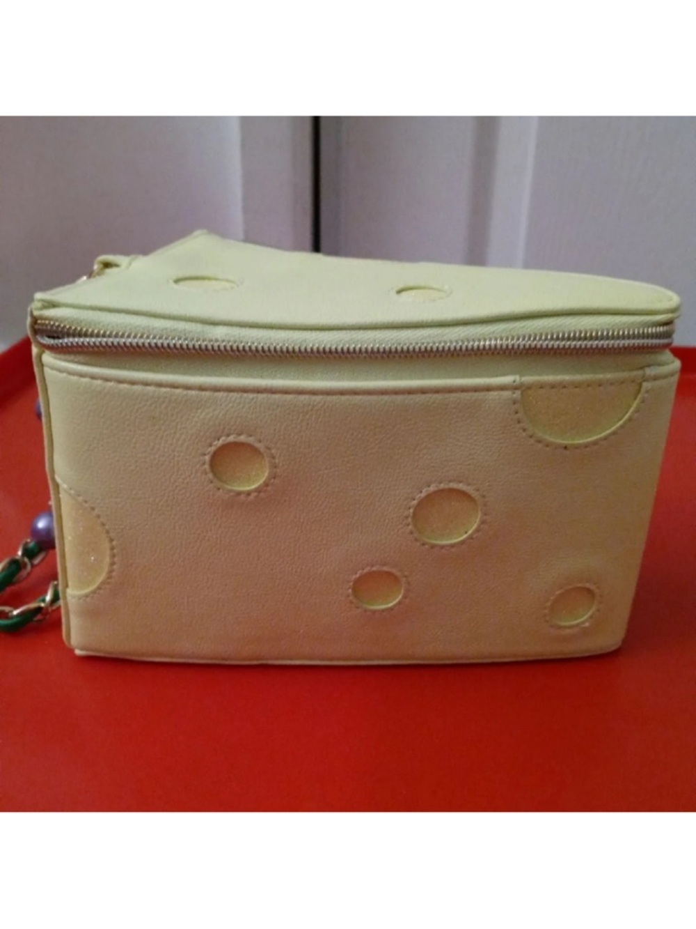 Super rare betsey Johnson cheese clutch wristlet purse “in queso emergency” - Picture 6 of 15